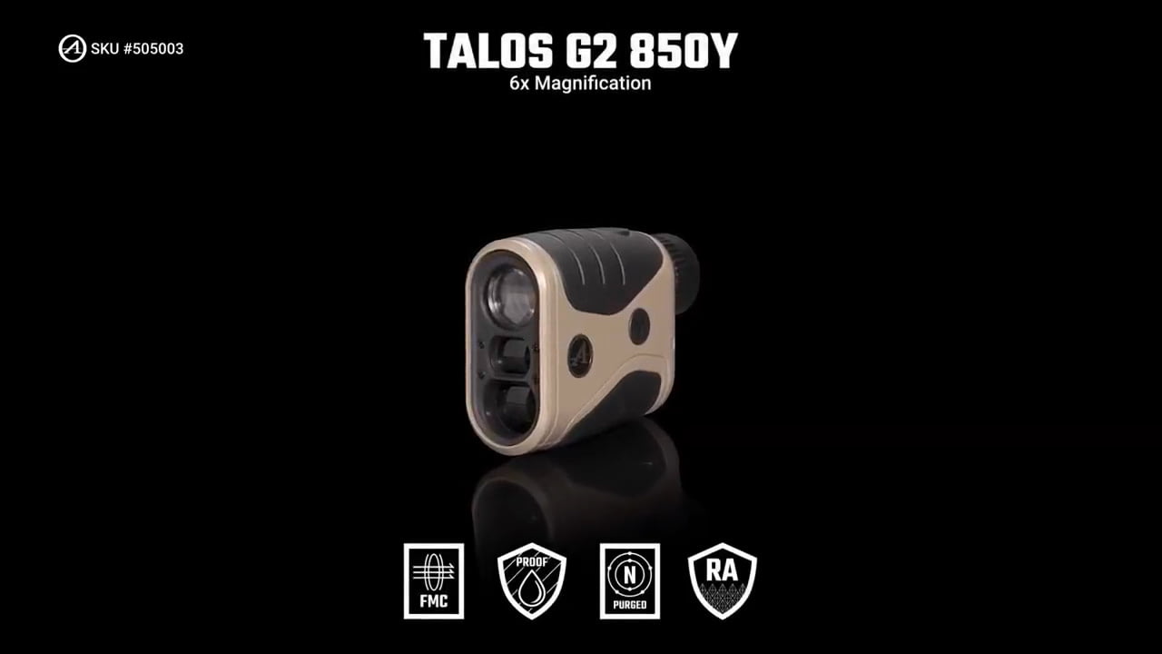 opplanet athlon optics 505003 talos 850y 6x magnification rangefinder features video