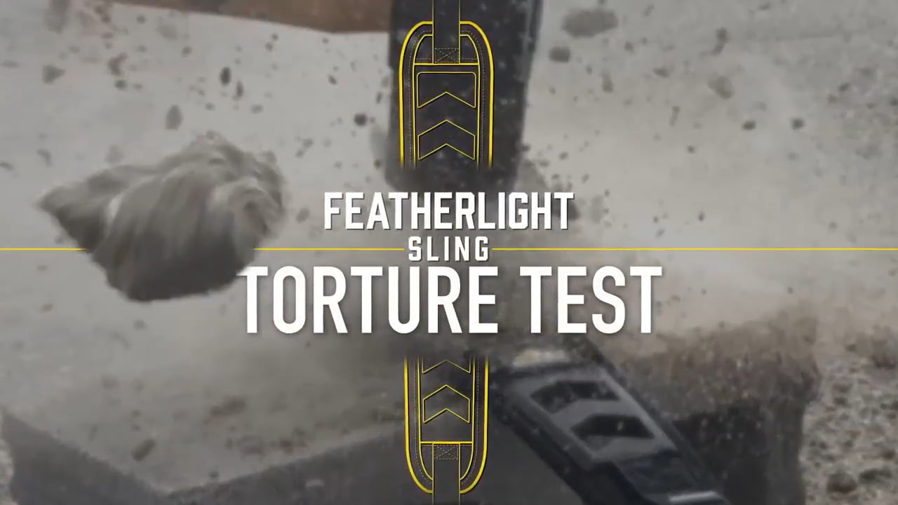 opplanet butler creek featherlight sling torture test video