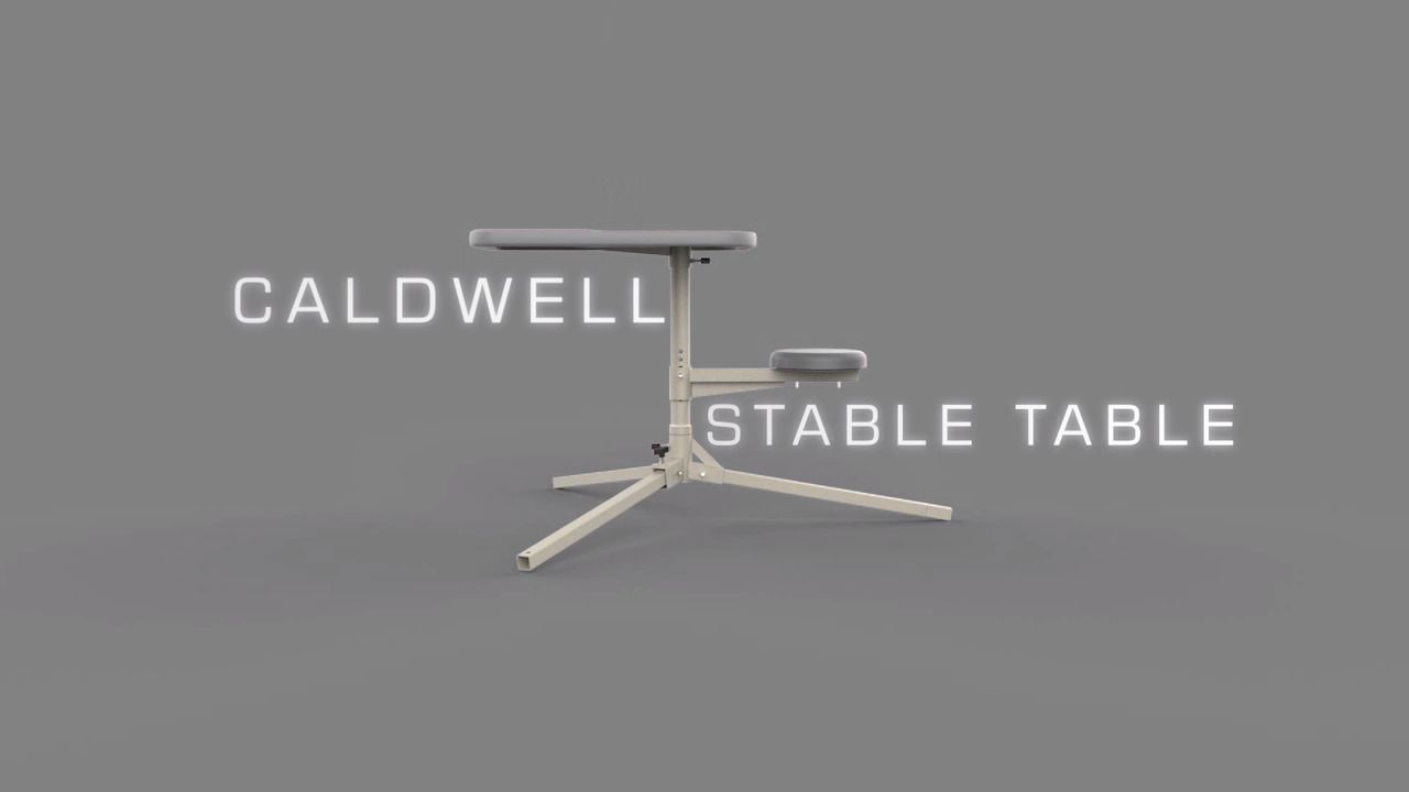opplanet caldwell stable table deluxe shooting bench video