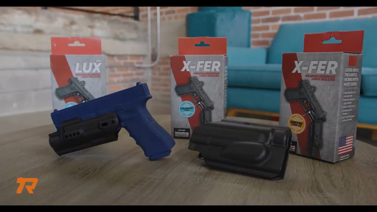 opplanet concealment express x fer weapon mounted light holster video