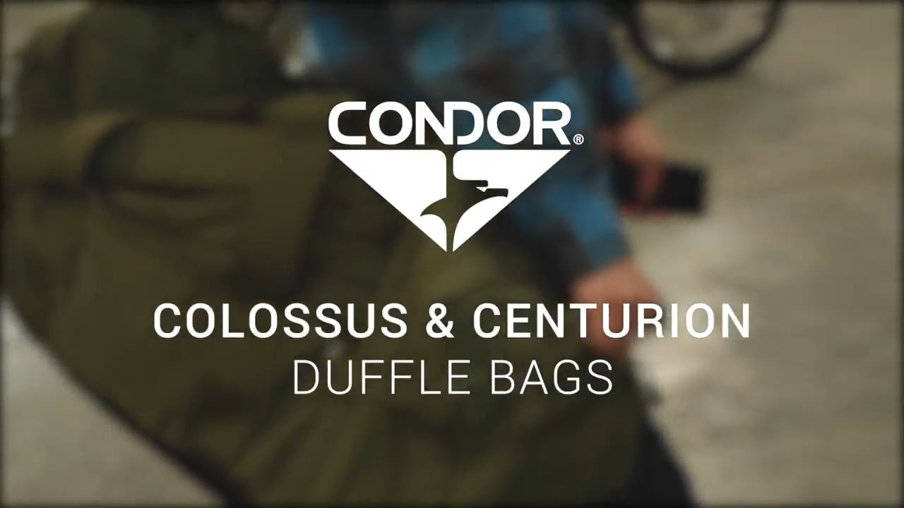 opplanet condor centurion and colossus duffle bags video