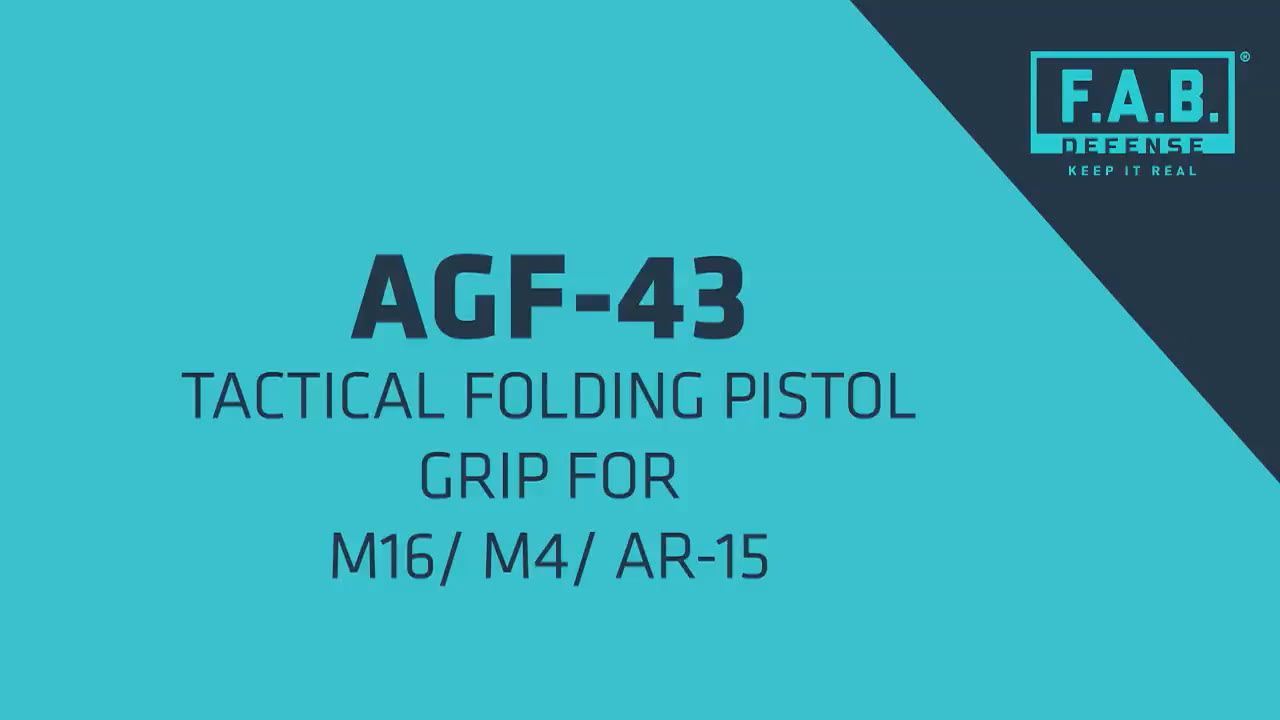 opplanet fab defense ar pistol grip agf 43 video