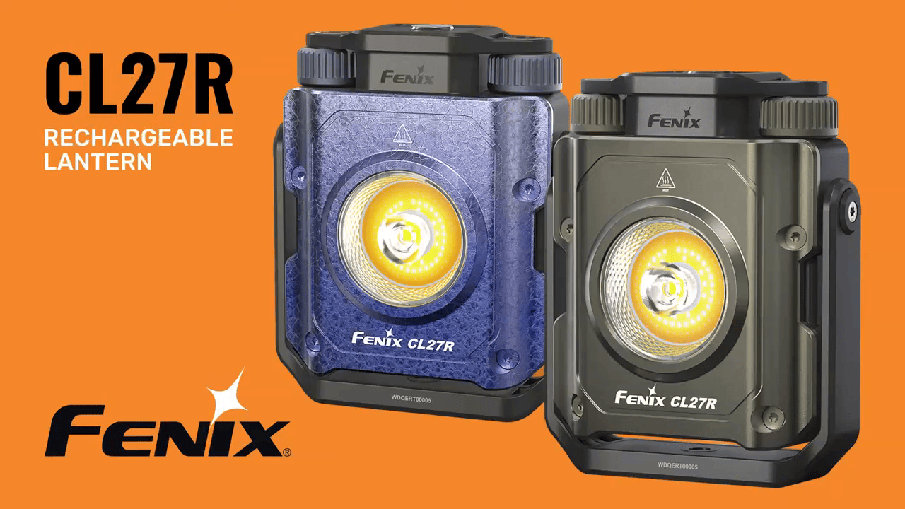 opplanet fenix cl27r rechargeable lantern video