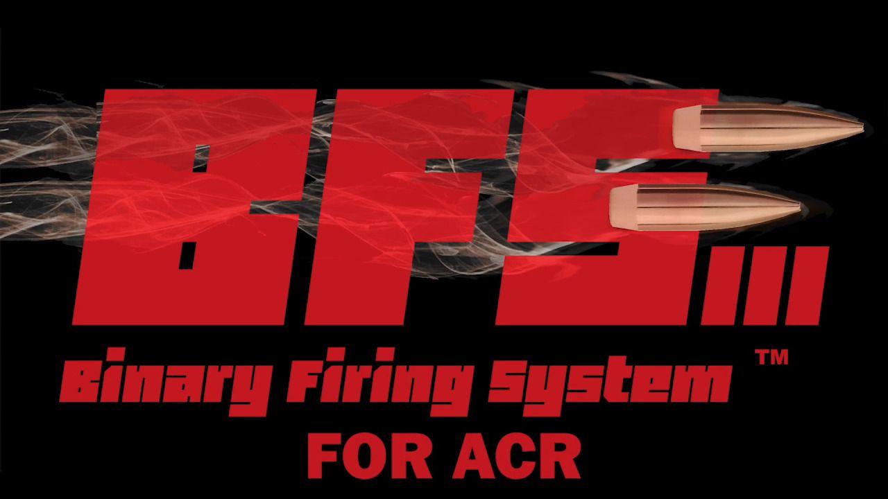 opplanet franklin armory bfsiii binary firing system for bushmaster acr video