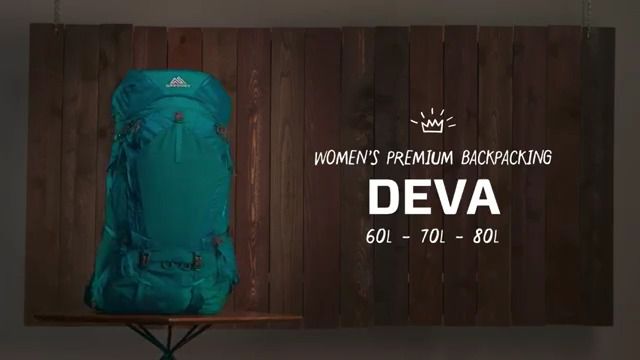 opplanet gregory deva womens premium backpacking 60 70 80 video