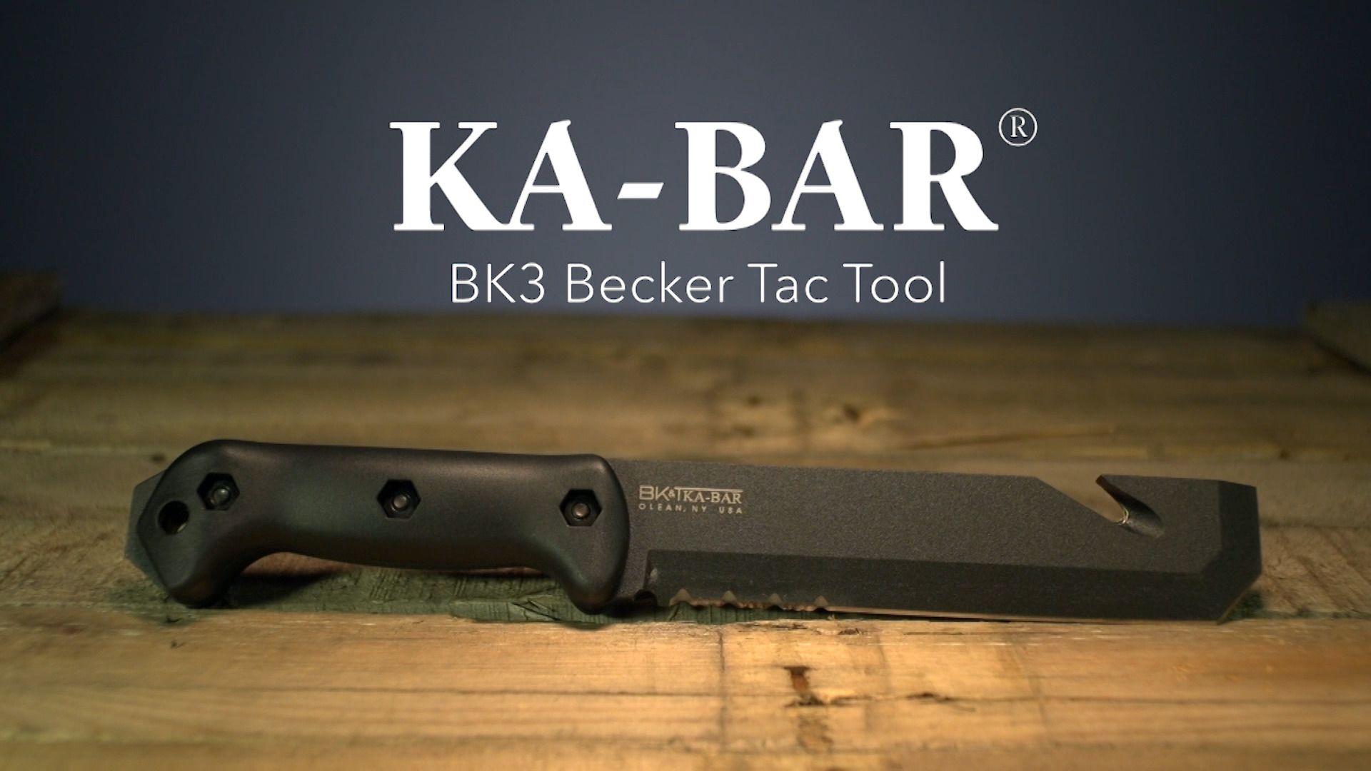 opplanet ka bar knives bk3 becker tac tool video