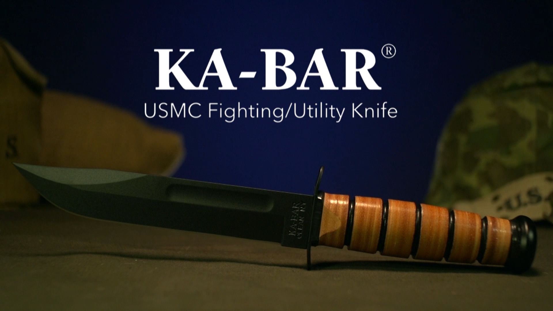 opplanet ka bar knives usmc fighting utility knife video