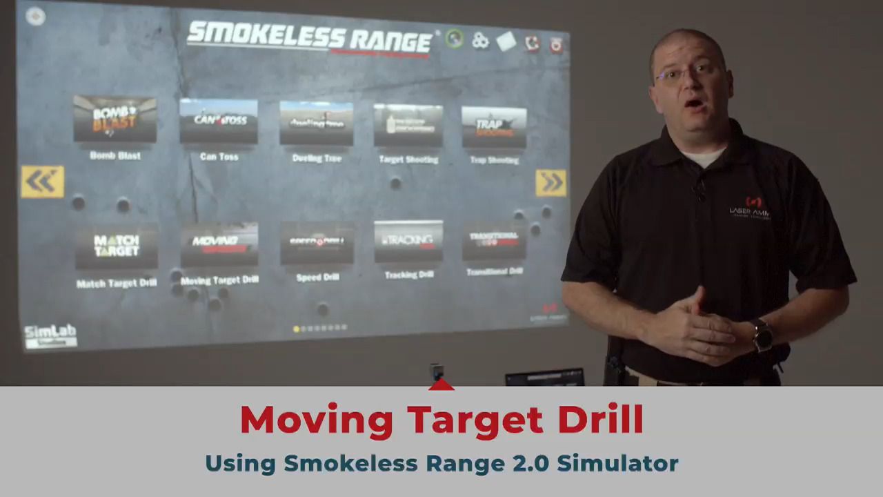 opplanet laser ammo moving targets drill video