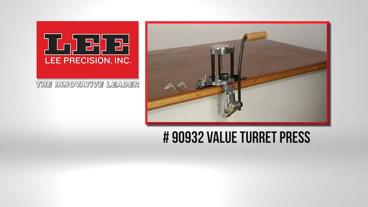 opplanet lee value turret press video