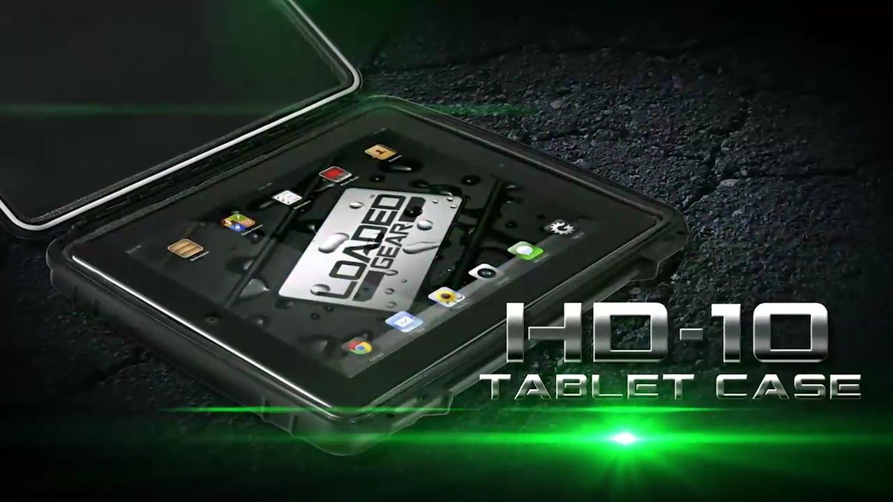opplanet loaded gear hd 10 tablet hard case video