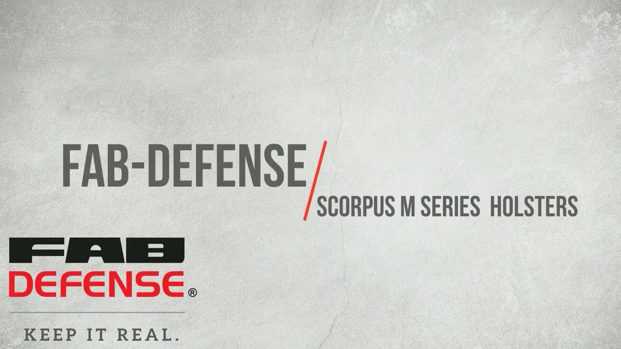 opplanet mako group fab defense the scorpus m series owb holsters video