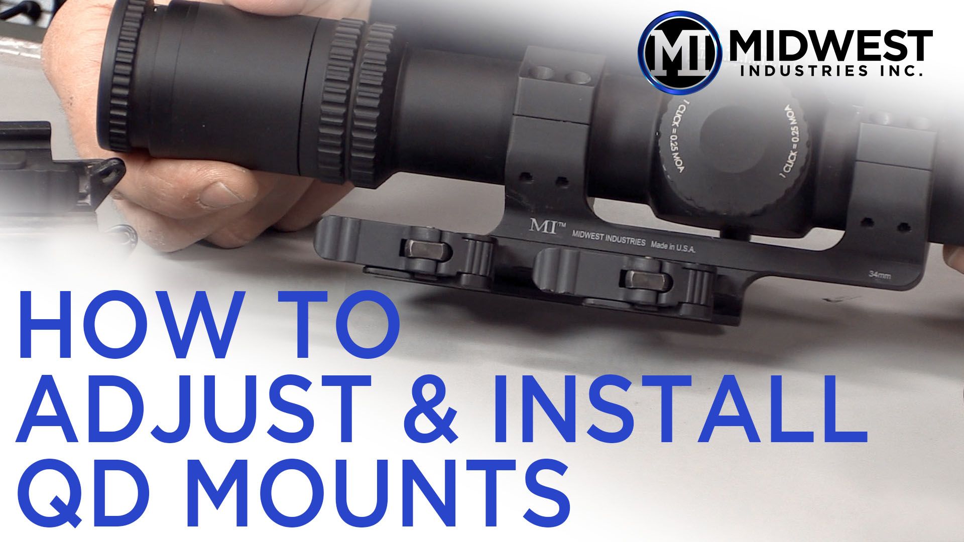 opplanet midwest industries how to adjust qd mounts video