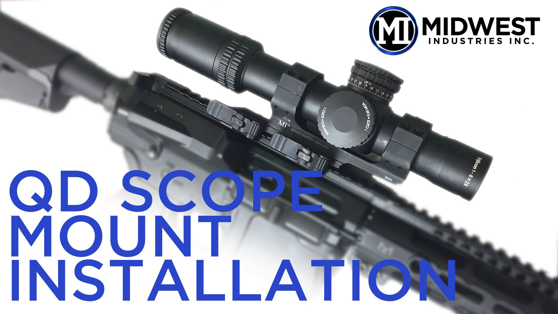 opplanet midwest industries qd scope mount installation video