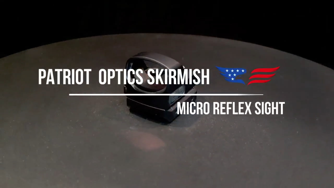 opplanet patriot optics skirmish micro reflex sight video