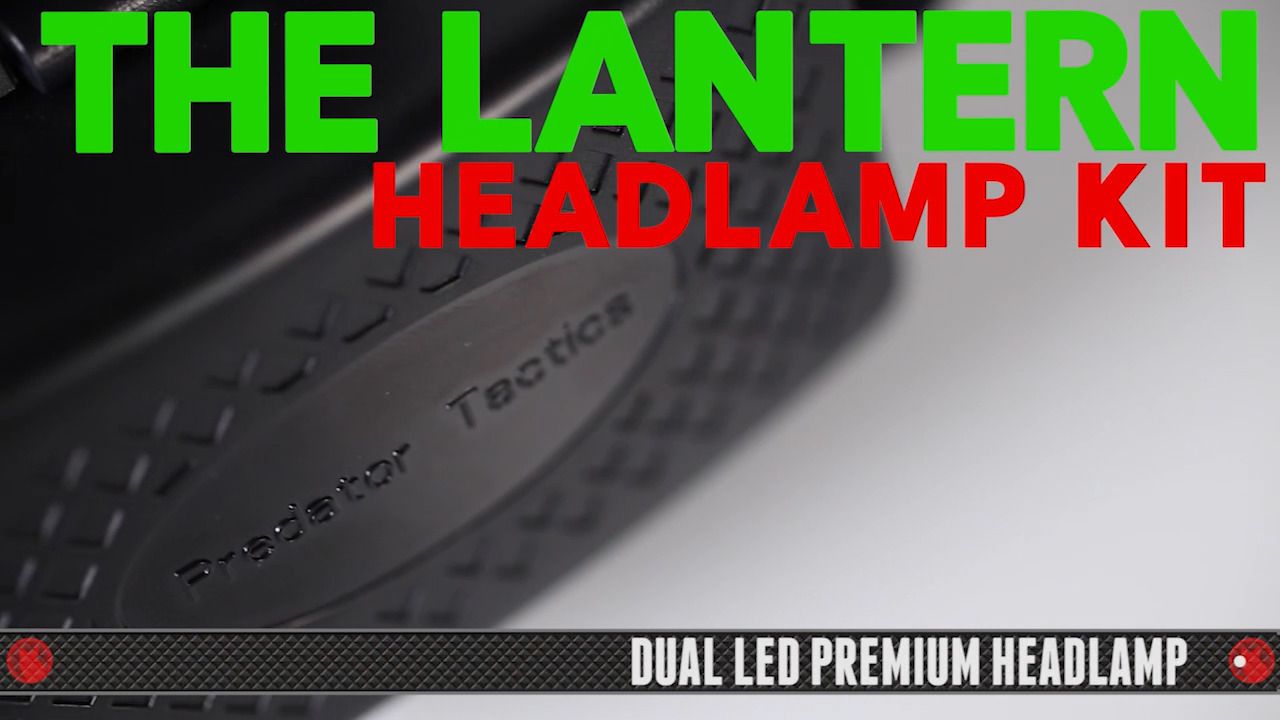 opplanet predator tactics lantern headlamp kit video