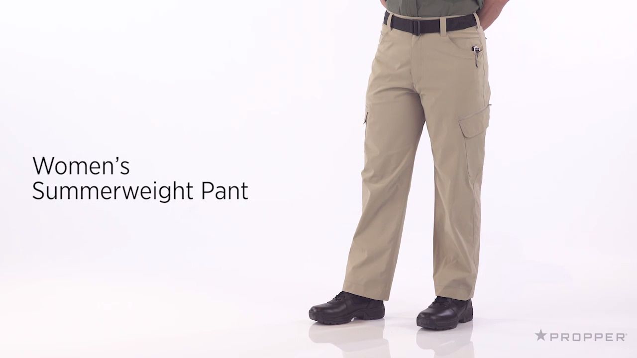 opplanet propper womens summerweight pant video