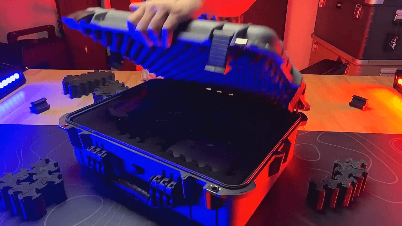 opplanet ragar drone case reconfigurable reusable protective foam by eylar video