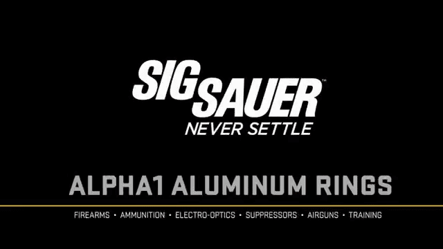 opplanet sig sauer alpha1 aluminium hunting mounts video