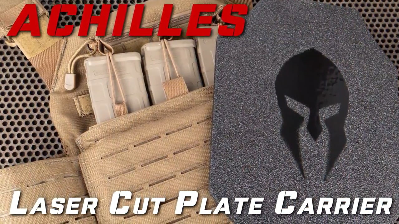 opplanet spartan armor systems achilles laser cut plate carrier video