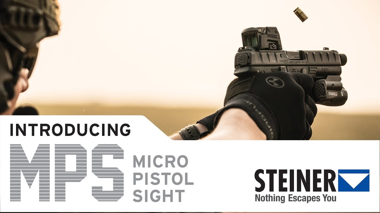 opplanet steiner full spectrum warrior discusses the new mps micro pistol sight from steiner optics video
