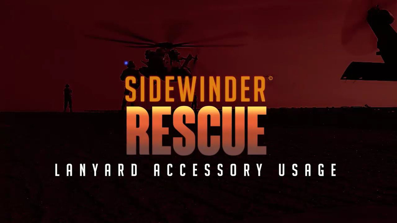 opplanet streamlight sidewinder rescue lanyard accessory usage video