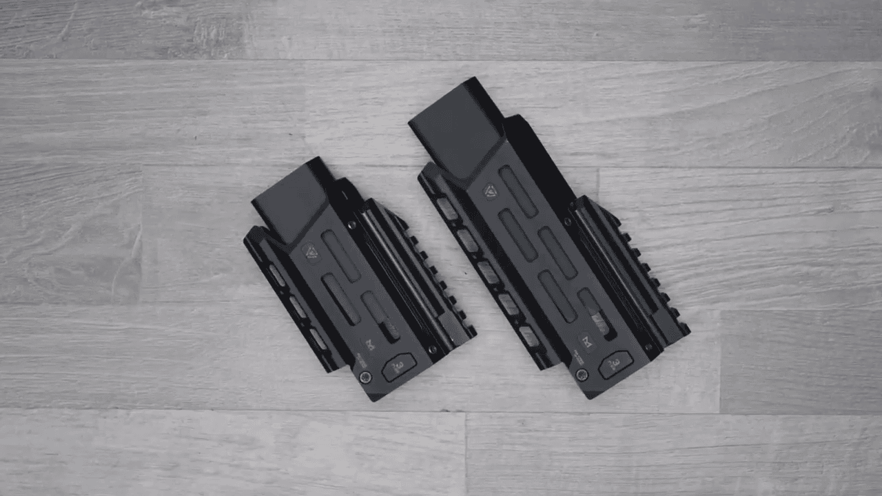 opplanet strike aluminum handguard for cz scorpion 3 pistol micro video