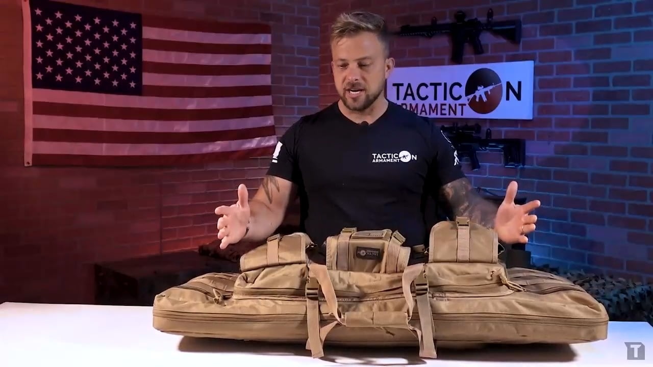 opplanet tacticon armament battlebag double rifle bag video