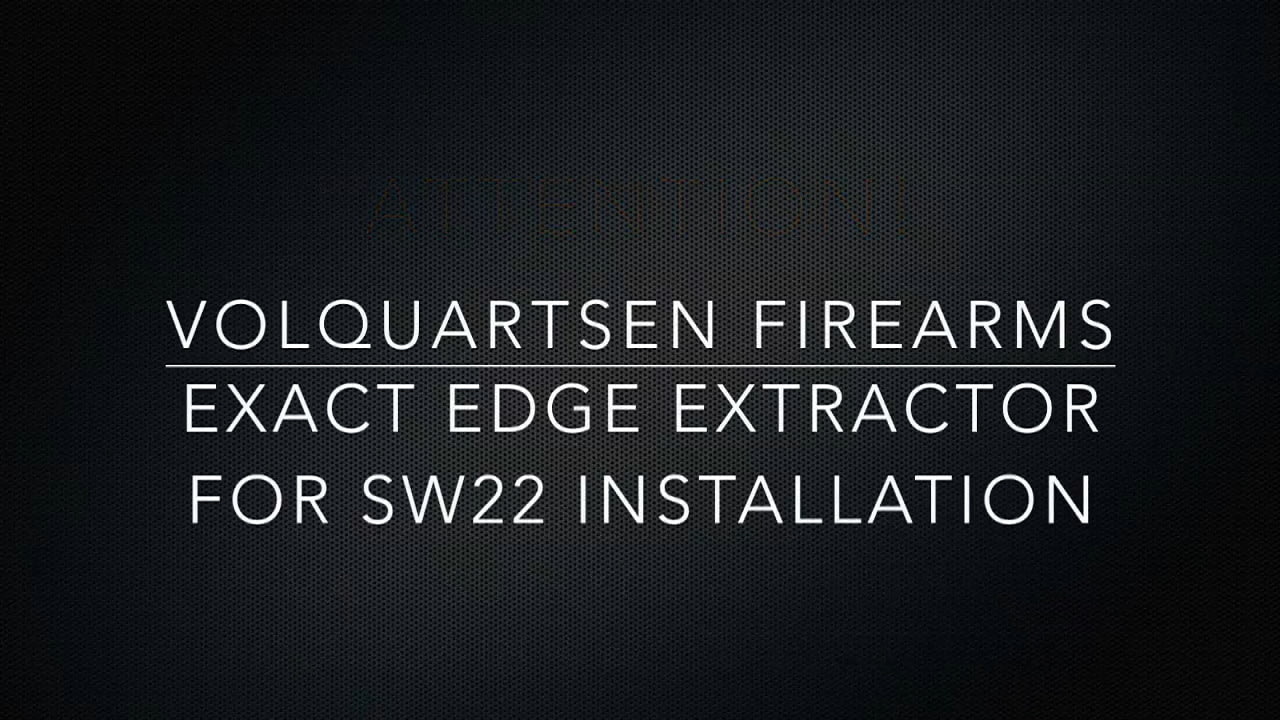 opplanet volquartsen firearms exact edge extractor tool for sw22 installation video