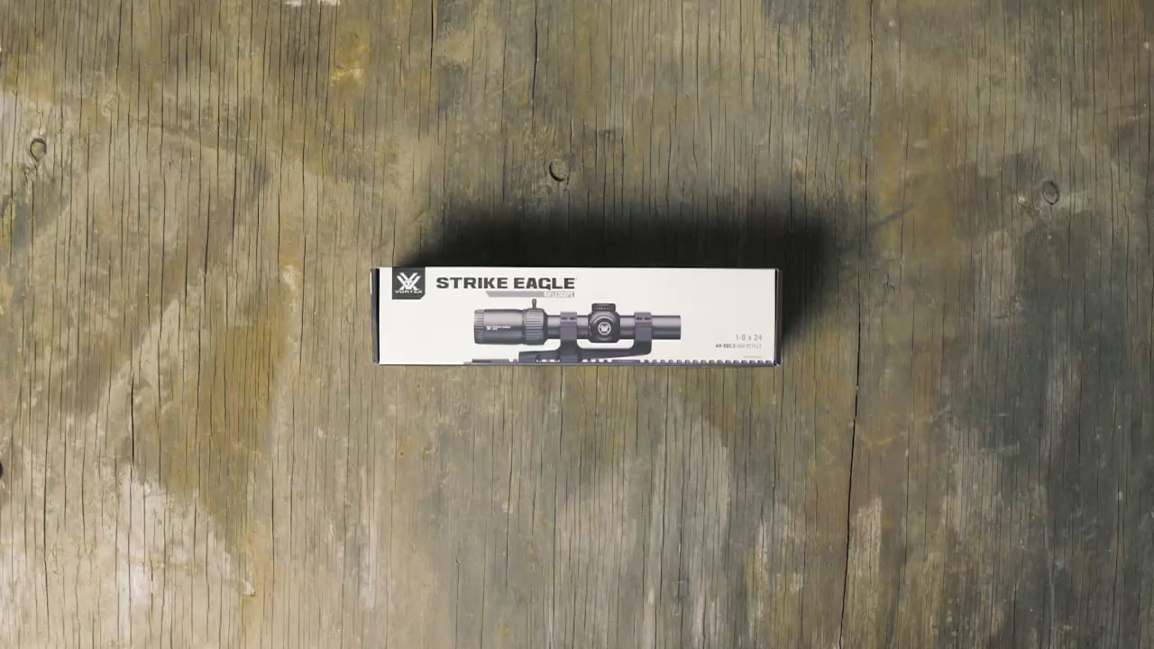 opplanet vortex strike eagle 1 8x24 riflescope unbox video