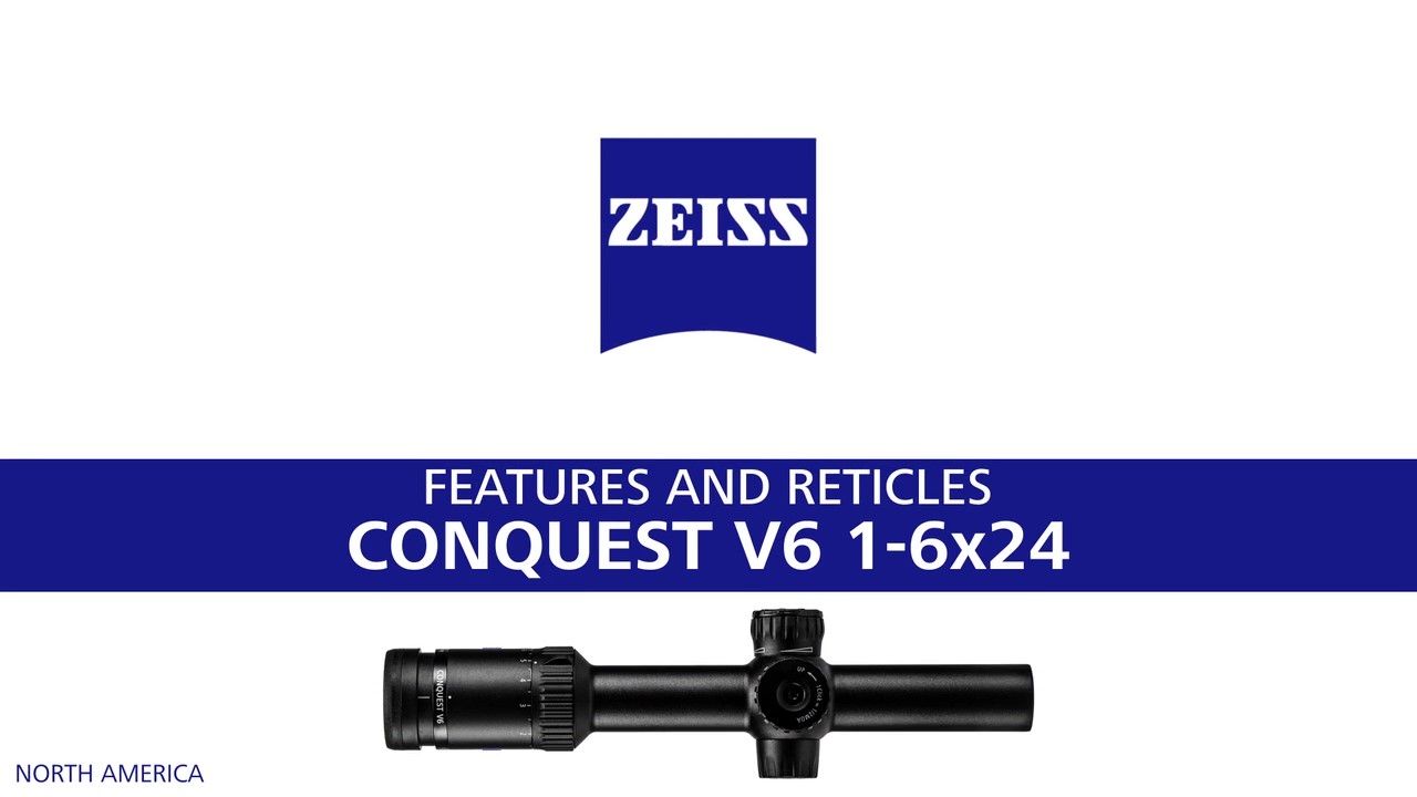 opplanet zeiss conquest v6 1 6x24 features and reticles product overview video