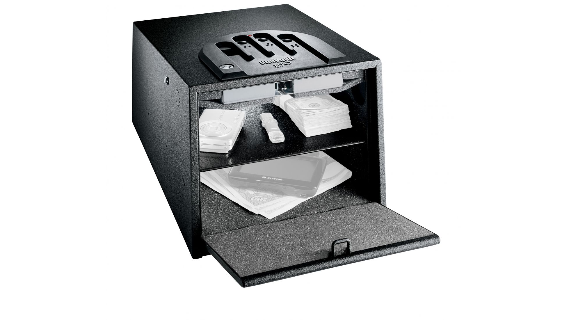 GunVault Bio Multi-Vault Biometric Pistol Safe